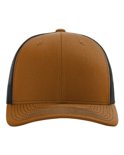 Richardson Snapback Trucker Cap 112 #color_Carmel/ Black