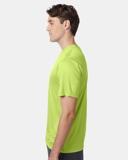 Hanes Unisex Cool DRI® Performance T-Shirt 4820 #colormdl_Safety Green