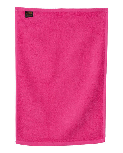 Q-Tees Hemmed Hand Towel T200 #color_Hot Pink
