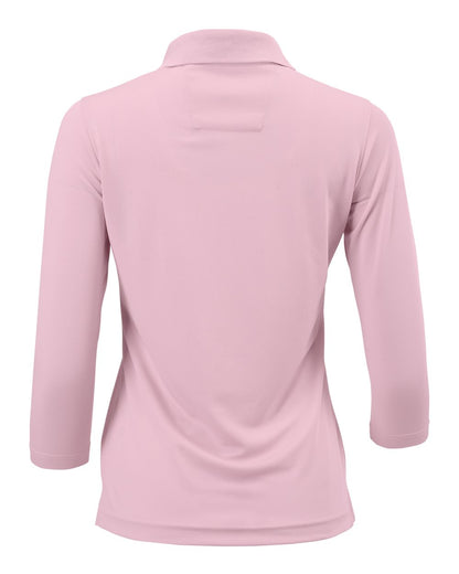 Paragon Women's Lady Palm Three-Quarter Sleeve Polo 120 #color_Charity Pink
