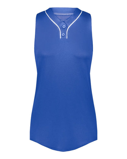 Augusta Sportswear Women's Cutter Jersey 6913 #color_Royal/ White