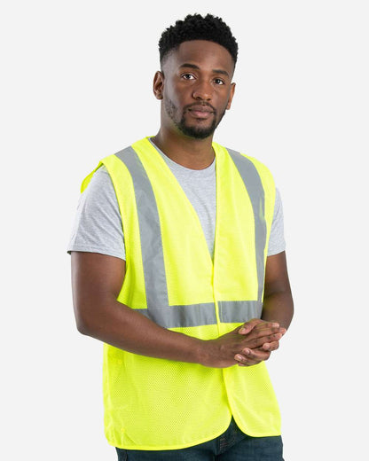 Berne Apparel Unisex Hi-Vis Class 2 Economy Vest HVV042 #colormdl_Yellow