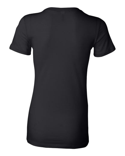 BELLA + CANVAS Women's Slim Fit Tee 6004 #color_Black