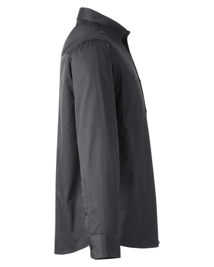 Harriton Men's Advantage IL Workshirt M585L #color_Dark Charcoal