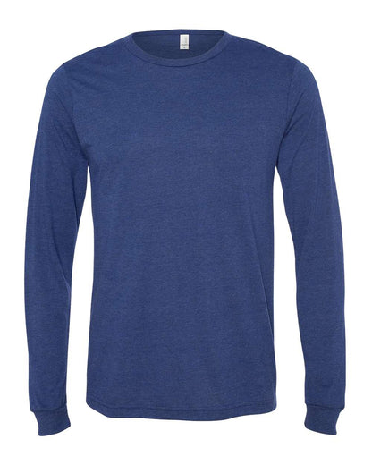 BELLA + CANVAS Triblend Long Sleeve Tee 3513 #color_Navy Triblend