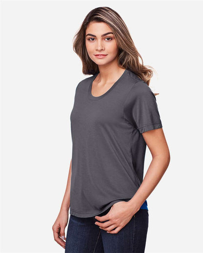 CORE365 Women's Fusion ChromaSoft™ Performance T-Shirt CE111W #colormdl_Carbon