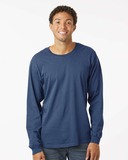 SoftShirts Unisex Classic Long Sleeve T-Shirt 220 #colormdl_Navy