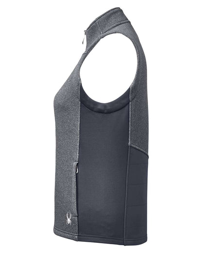 Spyder Women's Pursuit Vest S17275 #color_Black Heather/ Polar
