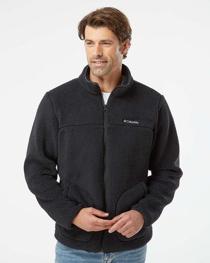 Columbia Men's Rugged Ridge™ II Sherpa Fleece Full-Zip 191111 #colormdl_Black