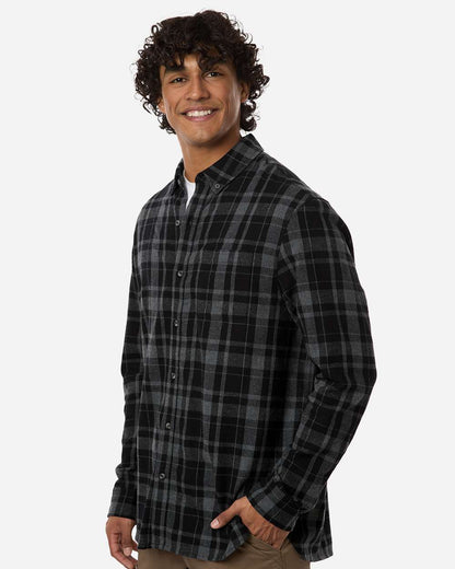 Boxercraft Men's Flannel Button Down Shirt BU7401 #colormdl_Black Jordan Plaid