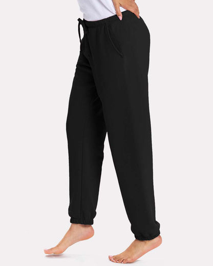 Next Level Women's Laguna Sueded Sweatpants 9884 #colormdl_Black