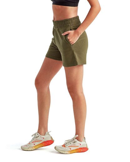 TriDri Women's Maria Jogger Shorts TD062 #colormdl_Olive