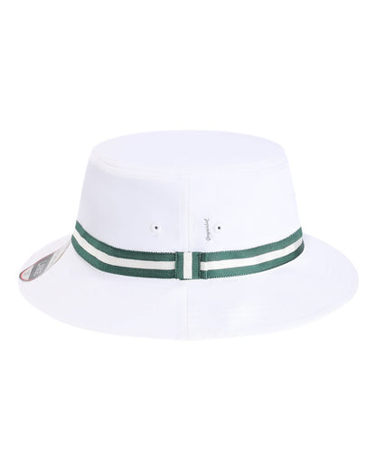 Imperial The Oxford Performance Bucket Hat 1371P #color_White/ Green