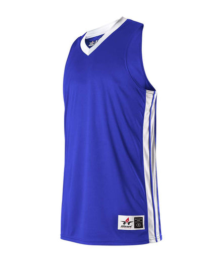 Alleson Athletic Youth Single Ply Basketball Jersey 538JY #color_Royal/ White