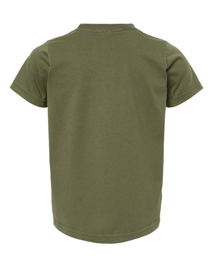 Rabbit Skins Toddler Fine Jersey Tee 3321 #color_Military Green