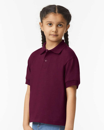 Gildan DryBlend® Youth Jersey Polo 8800B #colormdl_Maroon