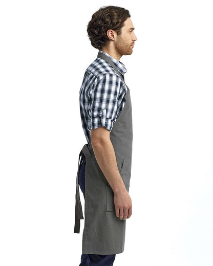 Artisan Collection by Reprime Calibre Heavy Cotton Canvas Pocket Apron RP137 #colormdl_Dark Grey