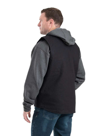 Berne Apparel Men's Workman's Duck Vest V812 #colormdl_Black