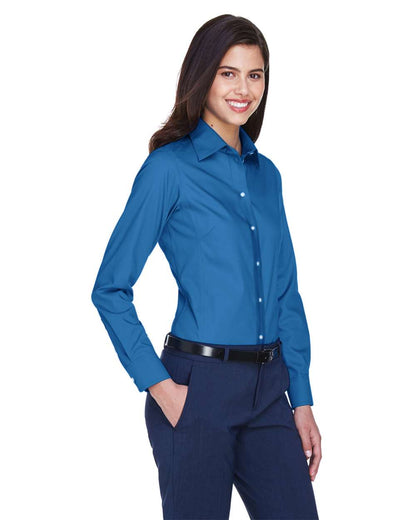 Devon & Jones Women's Crown Collection® Oxford Woven Dress Shirt D630W #colormdl_French Blue