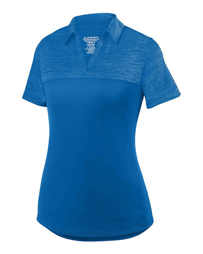 Augusta Sportswear Women's Shadow Tonal Heather Polo 5413 #color_Royal