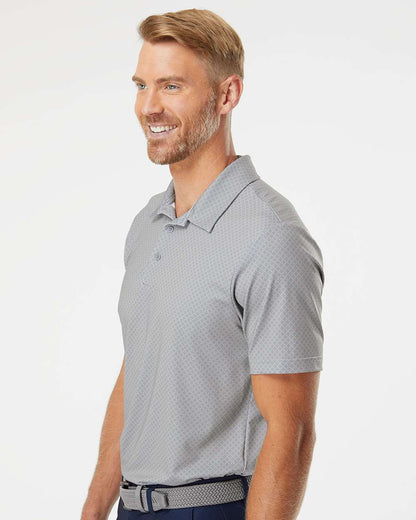 Adidas Men's Ultimate365 Diamond Dot Print Polo A498 #colormdl_Grey Three/ Team Royal/ Navy