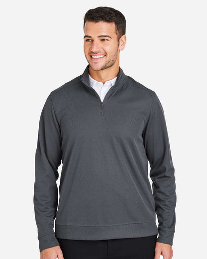 North End Men's Express Tech Performance Pique Quarter-Zip Pullover NE412 #colormdl_Carbon