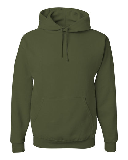 JERZEES Unisex NuBlend® Hooded Sweatshirt 996MR #color_Military Green