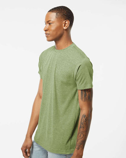 Tultex Poly-Rich T-Shirt 241 #colormdl_Heather Green