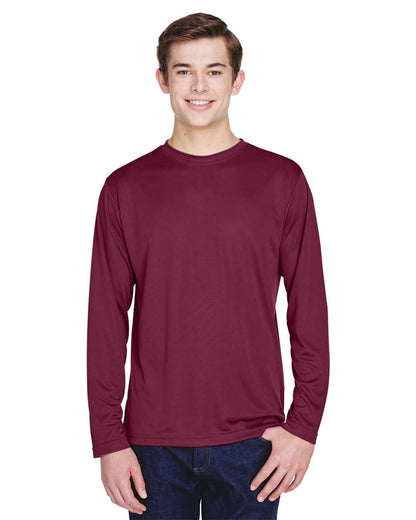 Team 365 Men's Zone Performance Long Sleeve T-Shirt TT11L #colormdl_Sport Maroon