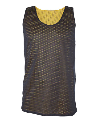 Badger Pro Mesh Reversible Tank Top 8529 #color_Navy/ Gold