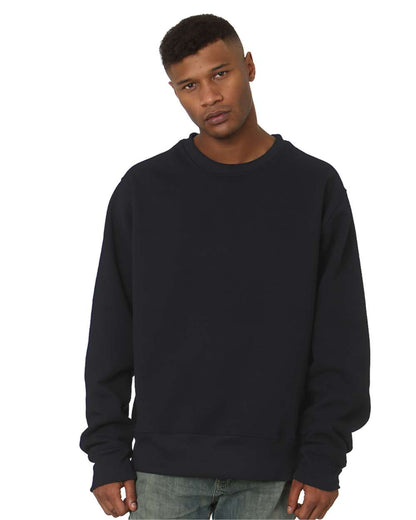 Bayside Unisex USA-Made Super Heavy Oversized Crewneck Sweatshirt 4025 #colormdl_Black