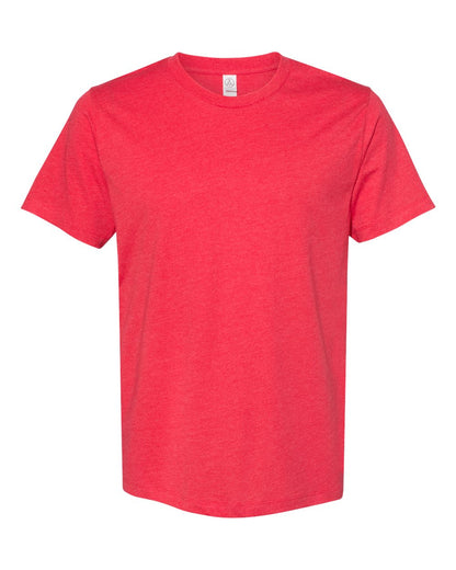 Alternative Cotton Jersey CVC Go-To Tee 1070CV #color_Heather Red