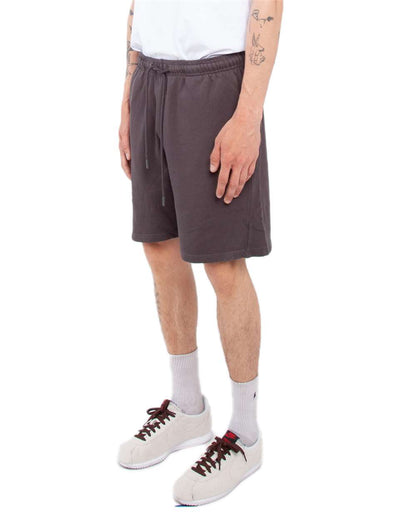 Shaka Wear Men's Garment-Dyed Fleece Shorts SHGFS #colormdl_Shadow