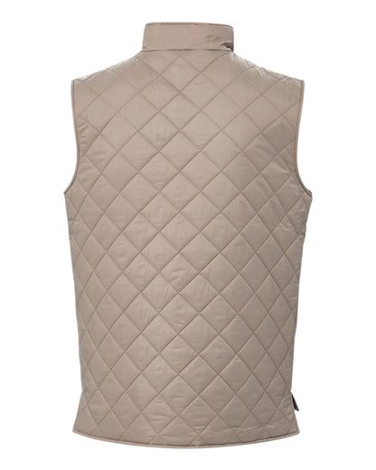 Weatherproof Men's Vintage Diamond Quilted Vest 207359 #color_Driftwood