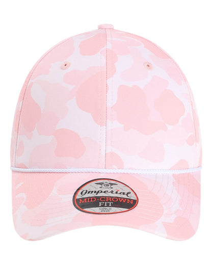 Imperial The Outtasite Cap 5058 #color_Frog Skin Camo Light Pink