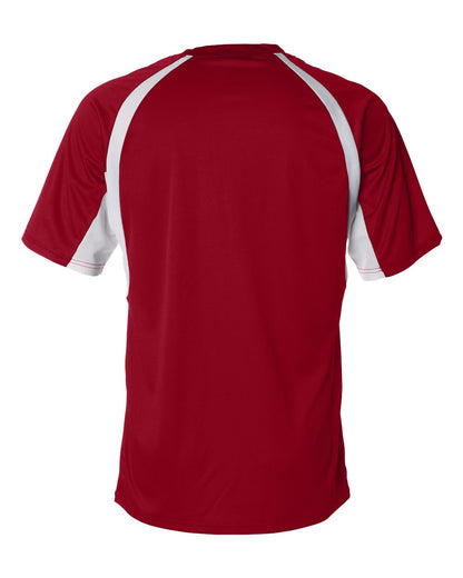 Badger Men's B-Core Hook T-Shirt 4144 #color_Red/ White