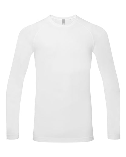 Onna Men's Unstoppable Fresh Long Sleeve Underscrub Base Layer NN270 #color_White