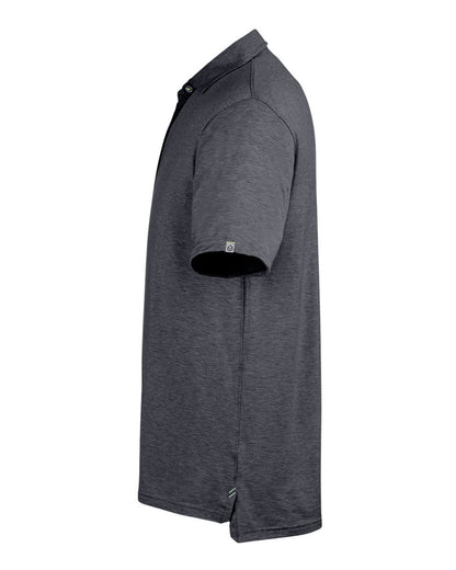 TASC Performance Inc Men's Cloud Lightweight Polo TM538 #color_Black Heather