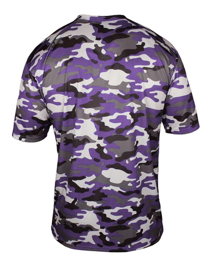 Badger Camo T-Shirt 4181 #color_Purple