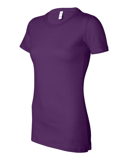 BELLA + CANVAS Women's Slim Fit Tee 6004 #color_Team Purple