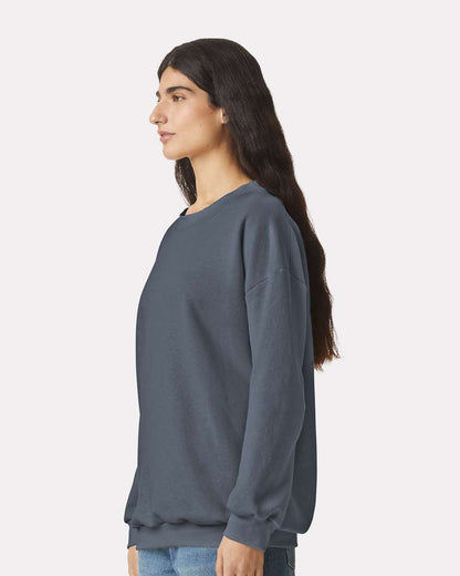 American Apparel Unisex ReFlex Fleece Crewneck Sweatshirt RF496 #colormdl_Asphalt