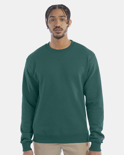 Champion Unisex Powerblend® Crewneck Sweatshirt S600 #colormdl_Emerald Green
