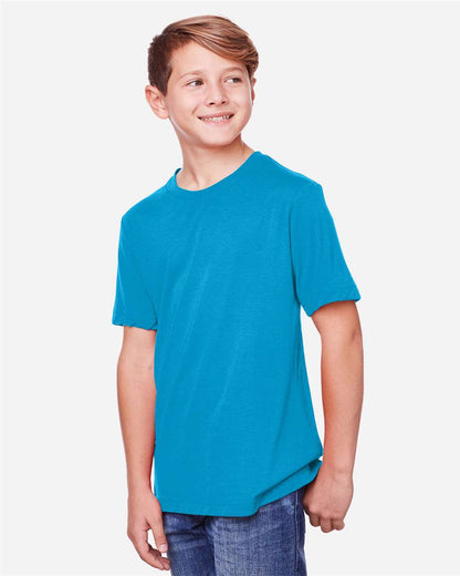 CORE365 Youth Fusion ChromaSoft™ Performance T-Shirt CE111Y #colormdl_Electric Blue