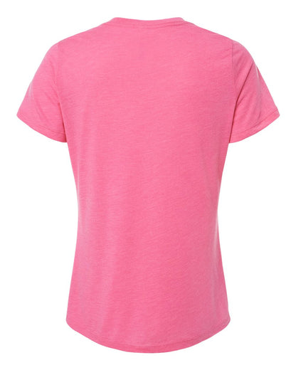 BELLA + CANVAS Women’s Relaxed Fit Triblend Tee 6413 #color_Charity Pink Triblend