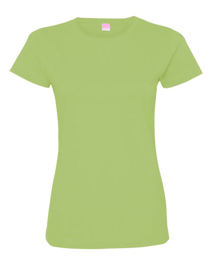 LAT Women's Fine Jersey Tee 3516 #color_Key Lime