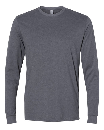 Next Level Sueded Long Sleeve T-Shirt 6411 #color_Heather Metal