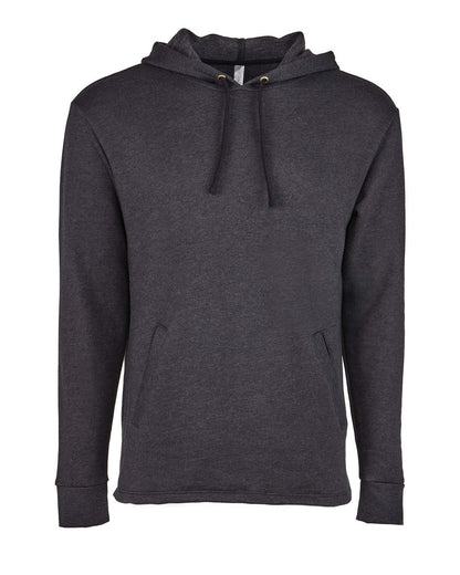 Next Level Malibu Welt Pocket Hoodie 9300 #color_Heather Black