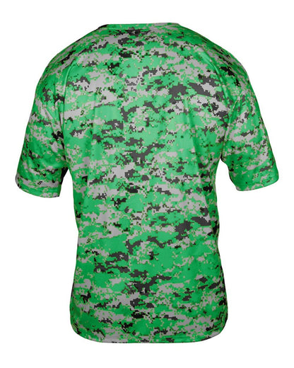 Badger Men's Digital Camo T-Shirt 4180 #color_Kelly Digital