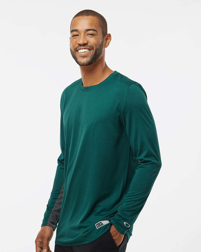 Oakley Men's Team Issue Hydrolix Long Sleeve T-Shirt FOA402992 #colormdl_Team Fir