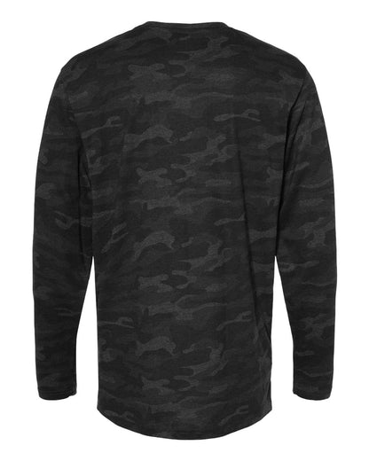 LAT Men's Fine Jersey Long Sleeve Tee 6918 #color_Storm Camo